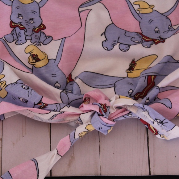 Disney Dumbo Tie Hem Crop Top - Picture 4 of 4